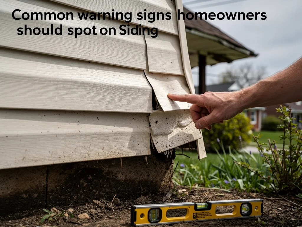 Common warning signs homeowners should spot on siding